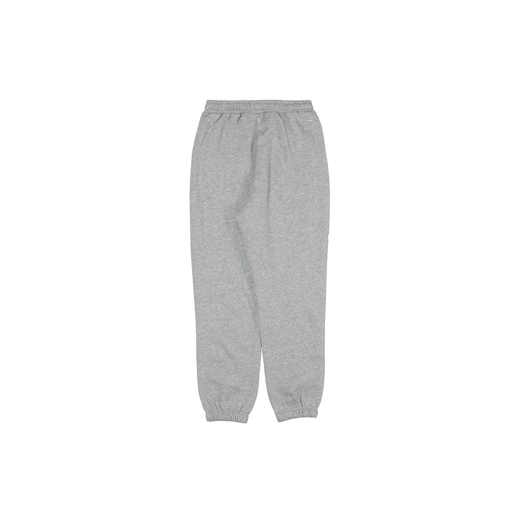 Li Ning Training Series Cuffed Loose Fleece Casual Sports Pants Women Pants Floral-Gray AKLQA76-1