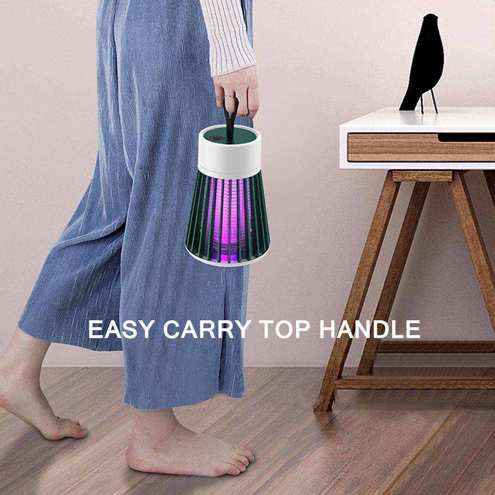 Mosquito Trap Zapper Portable Mosquito Killing Lamp Electric Mosquito Lamps USB Power Supply