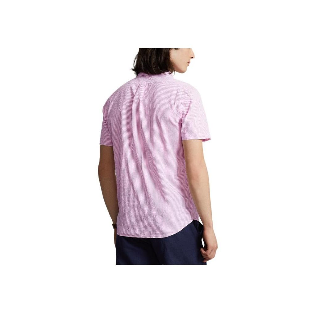 Polo Ralph Lauren Ss23 Pony Embroidered Single-Breasted Shirt Men Shirts Pink MNPOWOV1N820598-650
