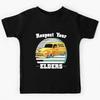 Funny Car Guy - Respect Your Elders Classic Panel Truck Kids T-Shirt