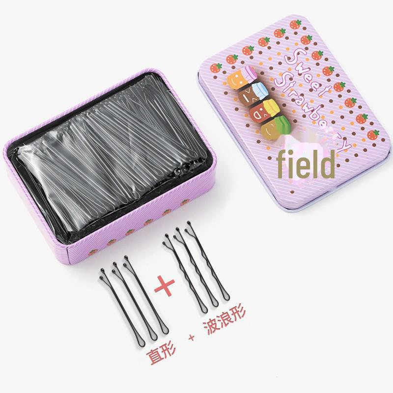 Einzelne schwarze Haarnadel für Pony und Hochsteckfrisuren