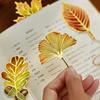 Chinese Style Metal Bookmark Vintage Leaf Design Book Marker Reading Accessories For Students Book Lovers Gift Stationery