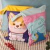 Cartoon Cute Waterproof Wet/Dry Separation Storage Bag (25x35cm) for Travel and Clothing