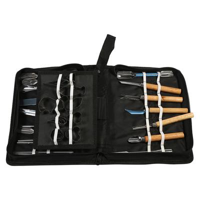 1 Juego 46 Piezas Kit Herramientas de Talla Portátil Verdura Fruta Comida Cincel Productos de Corte de Cocina