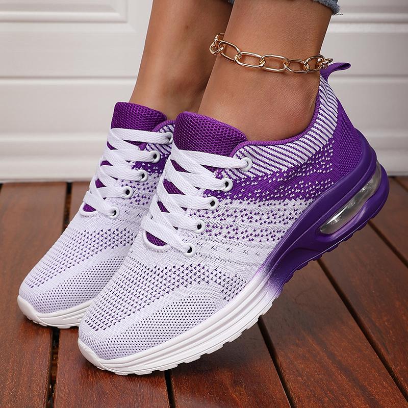 Women Running Shoes Womens Fashion Air Cushion Sneaker Mesh Breathable Tennis Sport Shoes