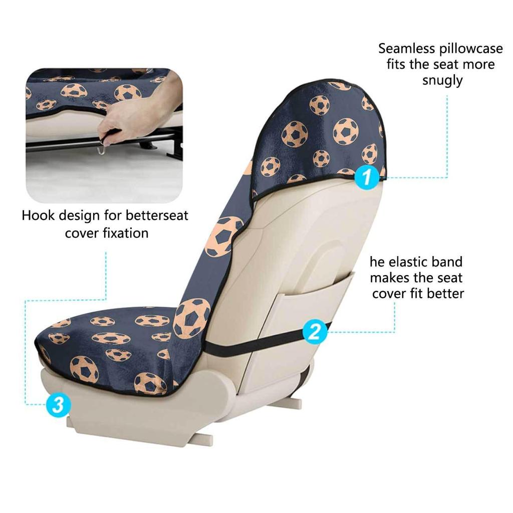Universal Car Seat Towel Cover - All-Season Front Seat Protector for Gym and Workout