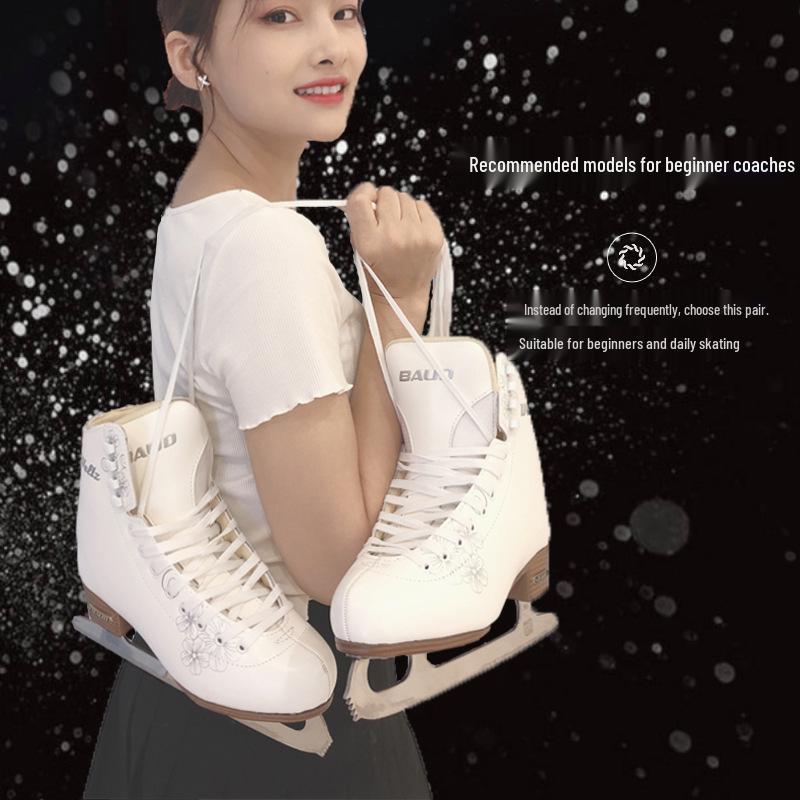 Pattini da Ghiaccio Baidu per Donne, Uomini e Bambini - Scarpe da Pattinaggio Artistico per Principianti e Adulti