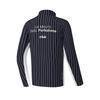 FILA Striped Long Sleeve Breathable T-Shirt With Half Zip Men Tops A11M513219FZA