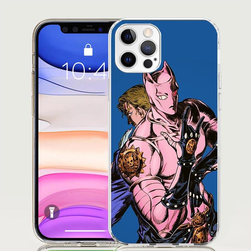 

Чехол для телефона JoJo Adventure Killer Queen для iPhone 17 Air 16 15 Plus 11 14 Pro Max 13 Mini 12 7 8 + SE Художественный узор Индивидуальный Cov iPhone 13 Mini