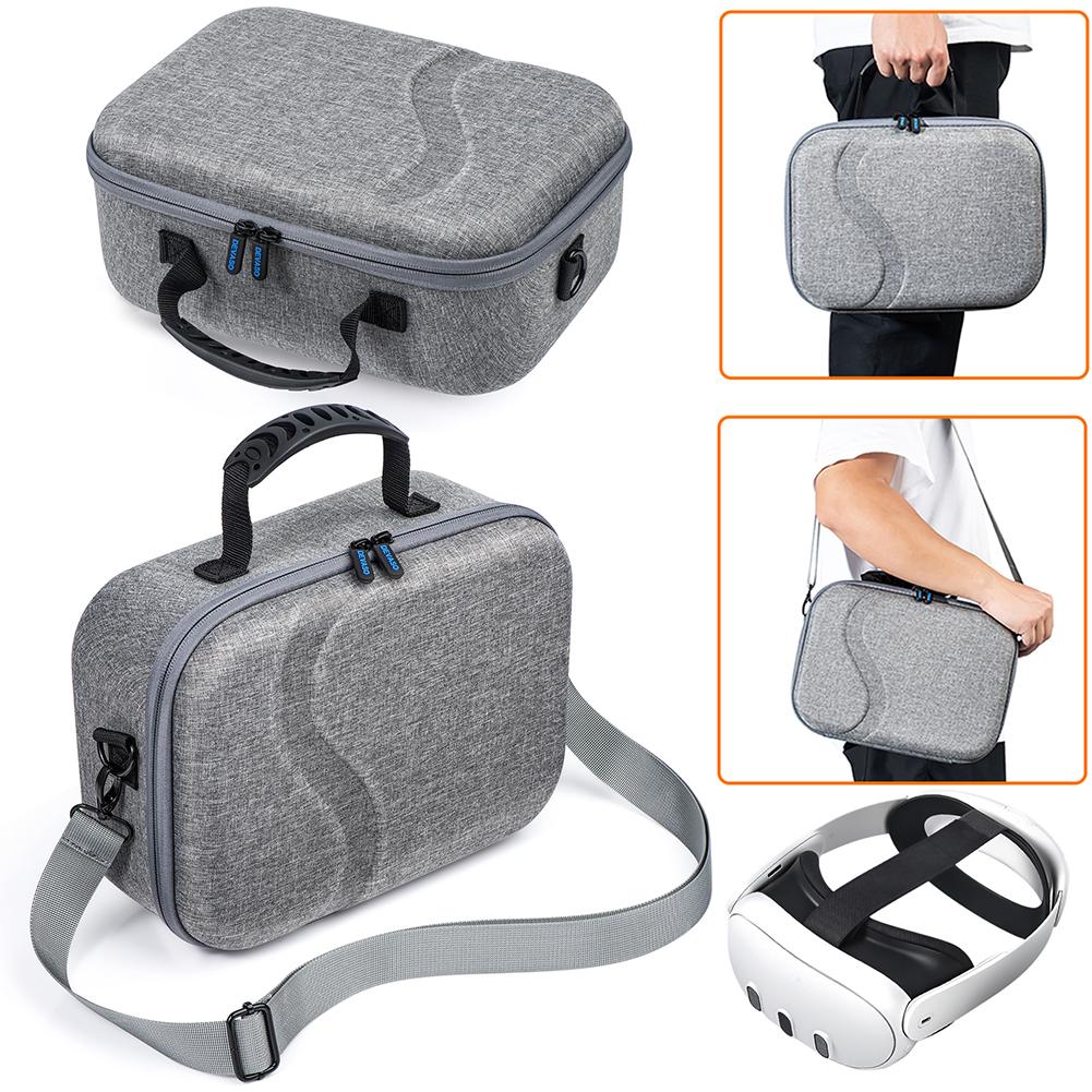 VR Glasses Portable Handheld Crossbody Bag Portable Protection Hard Protect Carrying Case VR Gaming Bag Fit For Meta Quest 3