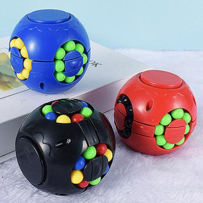 Otočná fazolová kulička Fidget hračka Úleva od stresu a úzkosti Mozková skládačka Kuličková dráha Spinner míček Vzdělávací hračka Dekompresní gadget