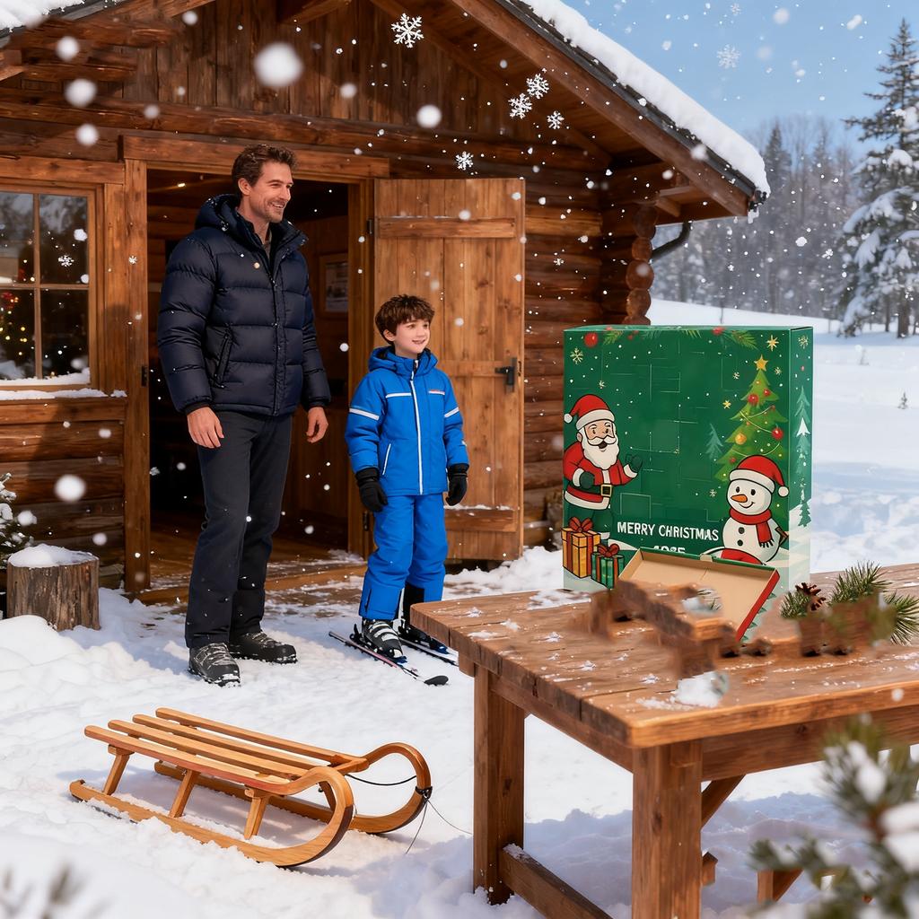 2D Plane+airplane Box +24PC Canberra Raiders Countdown Box Christmas Advent Calendar