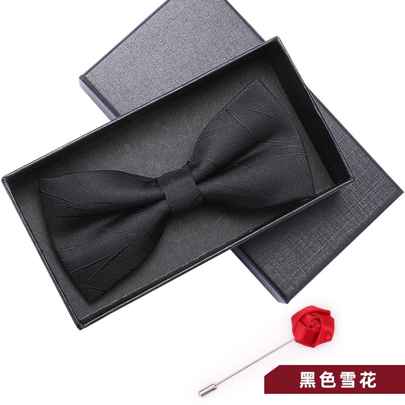 Bow Tie Men'S Wedding Groom Best Man Red Suit Shirt British Brothers Korean Bow Women'S Gift Box
