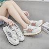 Leather Mesh Breathable Forrest Gump Shoes Summer New Thin Sports and Leisure Running Shoes Ins Tide