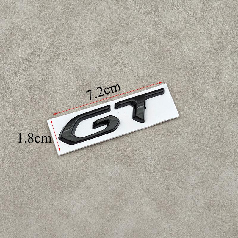 3D Metal GT Logo GT Line Badge Car Rear Trunk Sticker Emblem For Peugeot 308 407 106 205 206 208 108 406 408 306 Accessories