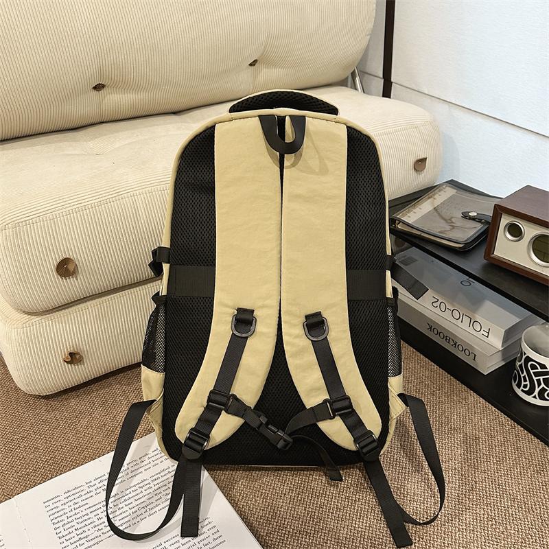 Fashion Backpack for Men & Women – Large Capacity School Bag with Multiple Pockets & Water Bottle Holder – Perfect for Daily Use