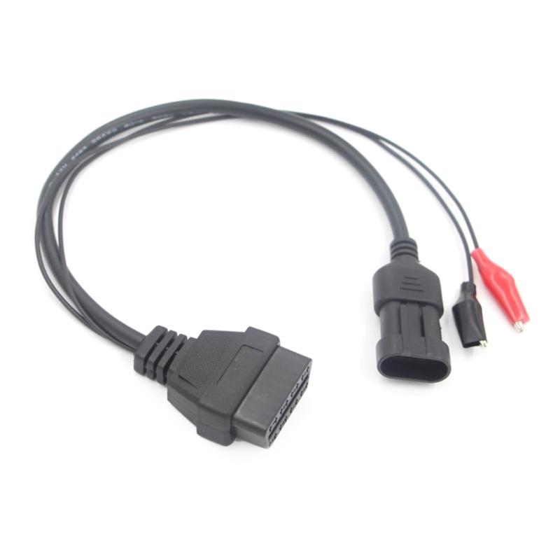 

OBDII OBD2 16Pin to 3 Pin Auto Male to Female Extension Cable Diagnostic Extender For Car 1