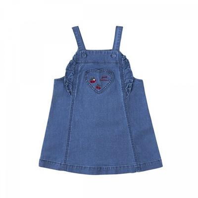 Cherry Denim Overall Dress 36115 401 01