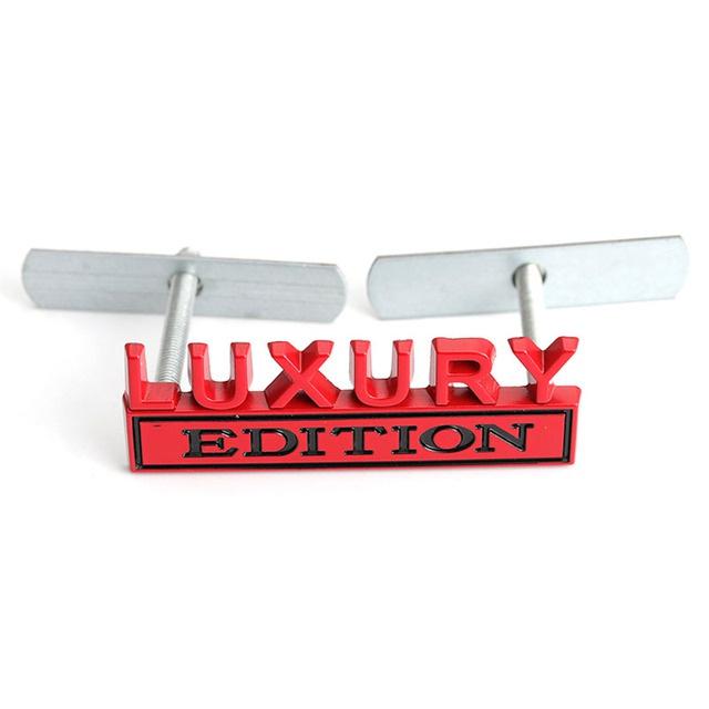 1 Pezzo Logo Edizione di Lusso in Metallo 3D Badge Griglia Anteriore Auto Parafango Laterale Adesivo Decalcomania Emblema Portellone Posteriore