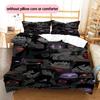 Cartoon Pattern Bedding Quilt Set Quilt Cover Pillowcase Home Decoration Birthday Gift (1 * duvet cover + 2 * pillowcase, without core)