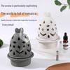 Cement Hollow-Out Candle Aroma Diffuser & Desktop Ornament