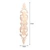 1 pz Applique per Mobili Intaglio Legno Angolo Decorazione Legno Cornice Muro Porta Decalcomania Intaglio Legno Accessori Decorazione Casa Matrimonio