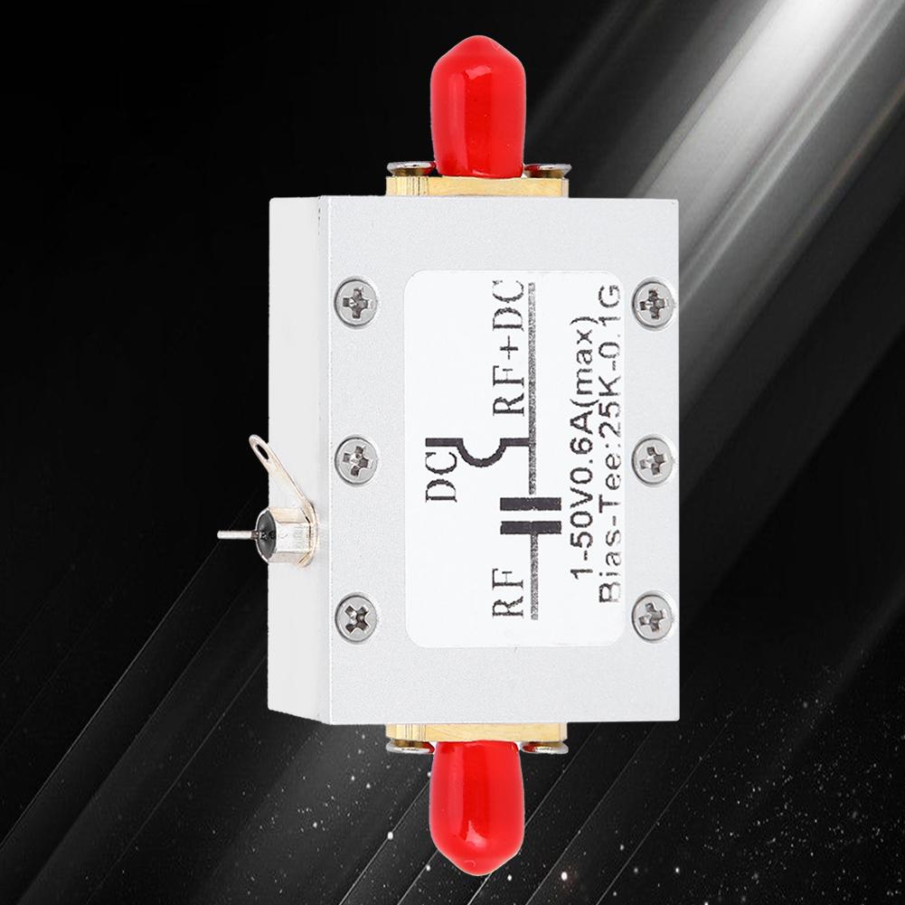 RF Broadband Module DC Blocker Module Coaxial Feed Low Insertion Loss 25K‑100MHz HF AM