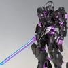 Schwarzette Viola Neon MDX-0003 HG 1/144 Assemblare Il Modello Action Figures Decorazione da Scrivania Giocattoli per Bambini Regalo Collezionabile
