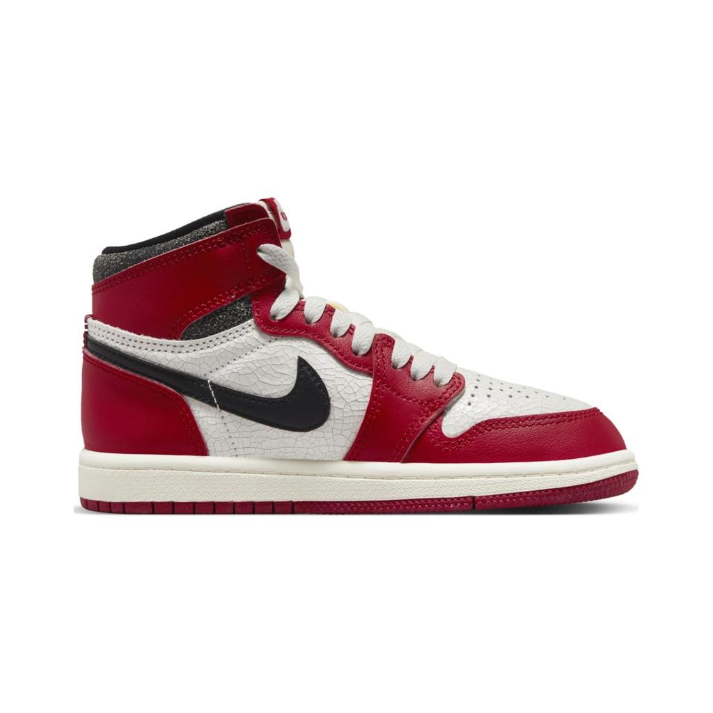 Air Jordan 1 Retro High OG PS Chicago Lost & Found Kindersneakers Rood Varsity-Rood Zwart FD1412-612