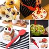 1PC Silicone Spatulas, Heat Resistant Rubber Spatula Non-Stick Cake Spatula Tool Spoon Spatula for Cooking, Baking