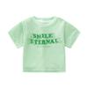 Stylish Cartoon Print Short Sleeve T-shirt for 0-5 Year Olds