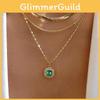 Womens Vintage Multi Layer Pendant Necklace With Electroplated Zinc Alloy Chain