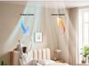 Mid-Century Walnut Ceiling Fan Light for Nordic Living Room, Bedroom, or Dining Room - Solid Wood Design