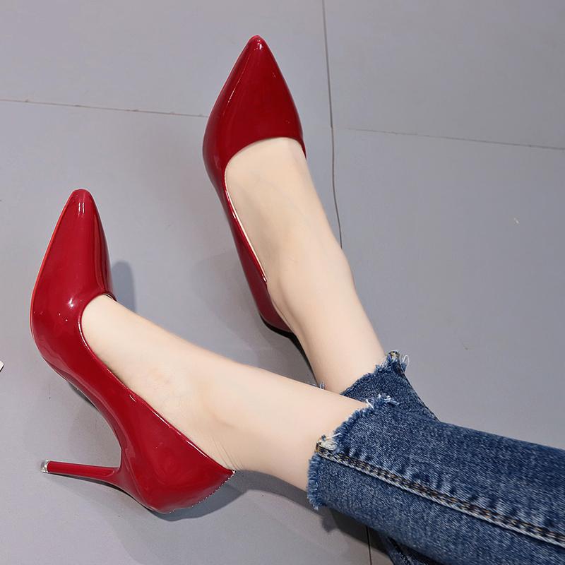 Fashion Aphixta 2024 New 10cm Heels Shoes Woman Super High Heel Pumps Women Shoes Official Party Sexy Pumps Leisure Shoes Big Szie 34-45