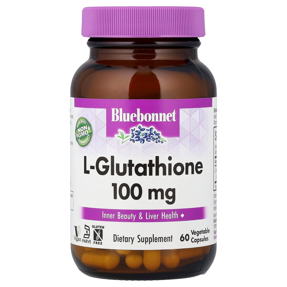 Bluebonnet Nutrition L-Glutathione 100mg 60 Veggie Capsules