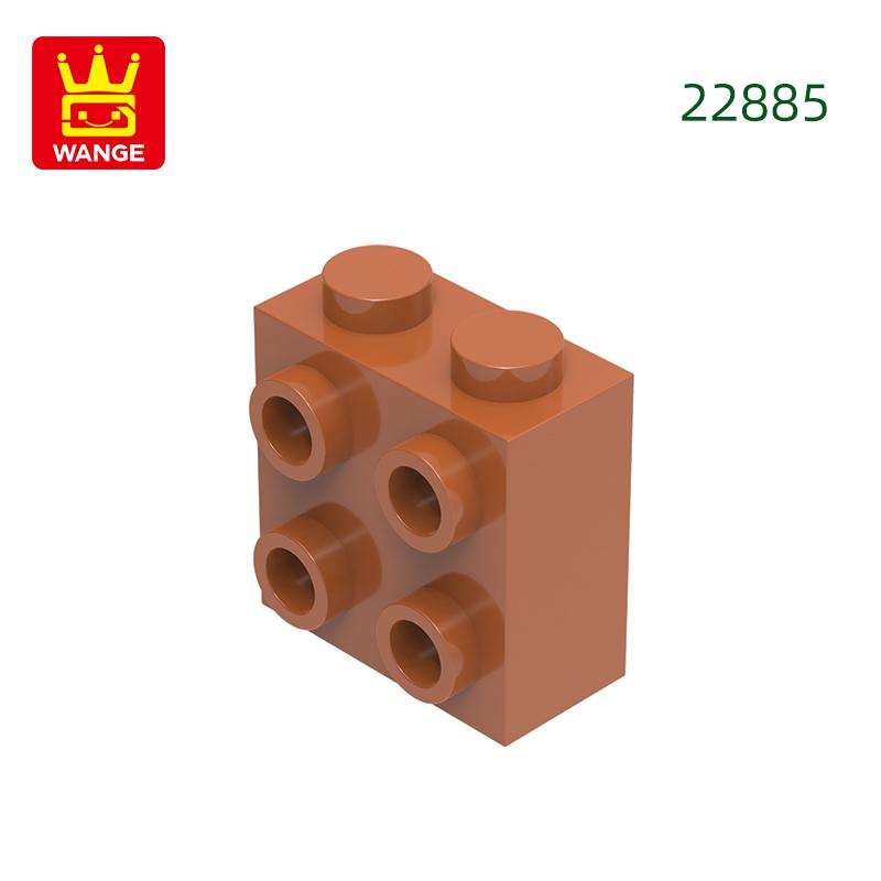 Non-Toxic 77Pcs/Lot 1X2X1 2/3 With Studs On 1 Side Block Moc Color Accessories Compatible With 22885 Brick Diy Children Toy Assembly