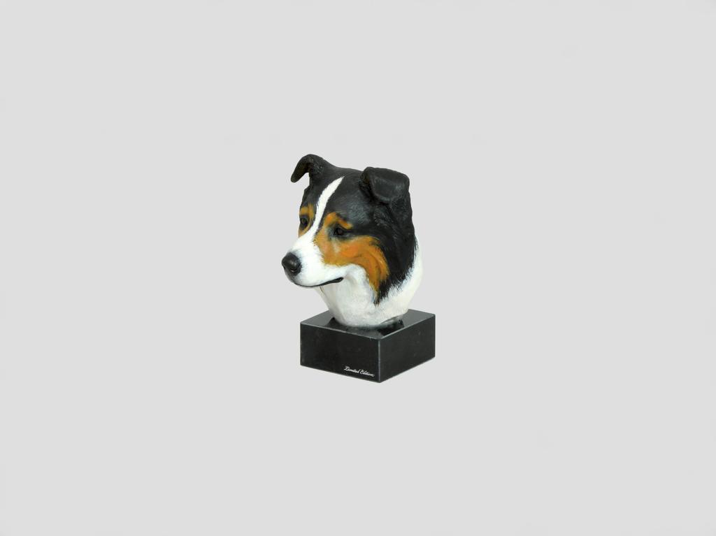 Bearded Collie, Highland Collie, Mountain Collie - bemalte Figur, Statue, Figur, vom Künstler gefertigt, Marke Art-Dog
