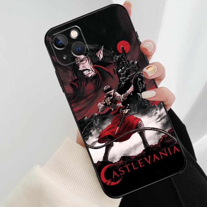 Castlevania Phone Case For iPhone 11 12 13 14 15 16 Pro Max Mini X XR XS Max Plus Cover Funda