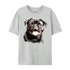 Cute Black Pug Free Shippping Items Lowest Prices Halloween Halloween White Graphic Tee Brand Clothing Gift