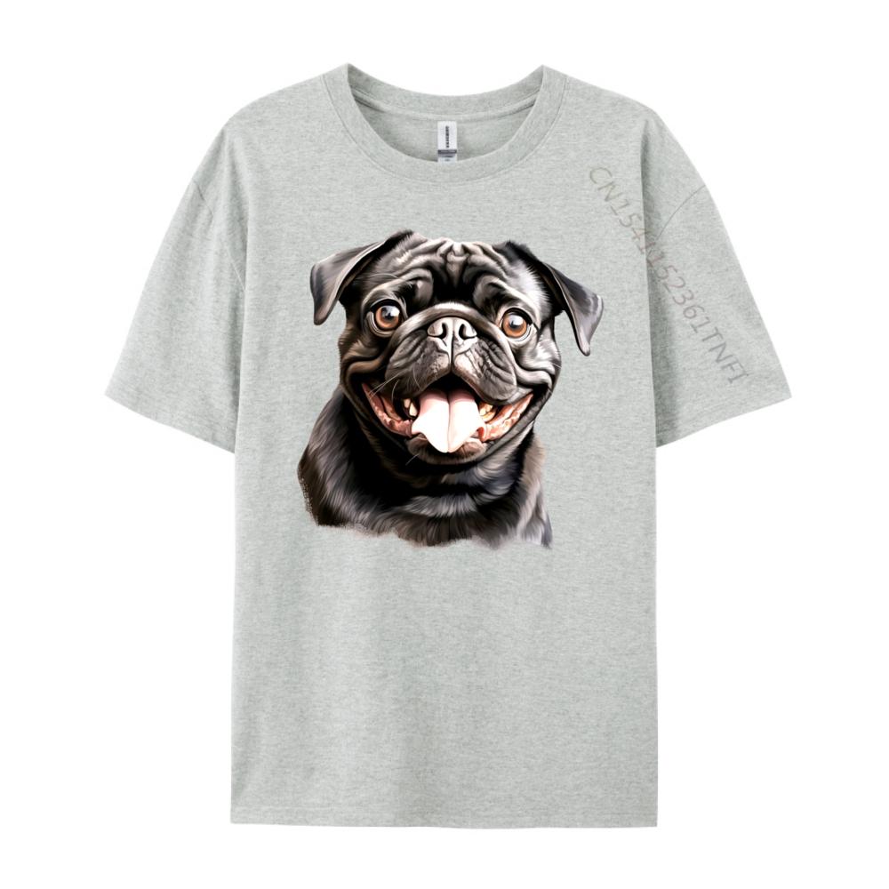 Cute Black Pug Free Shippping Items Lowest Prices Halloween Halloween White Graphic Tee Brand Clothing Gift