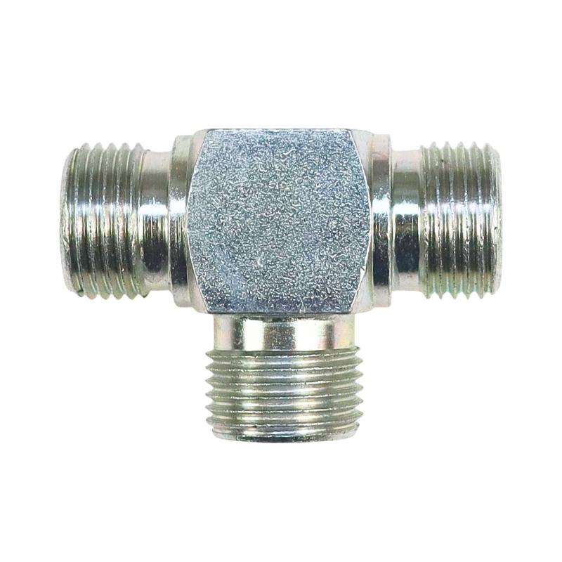 Connector - Hydraulic Coupling - M18/18/18 Short Tee