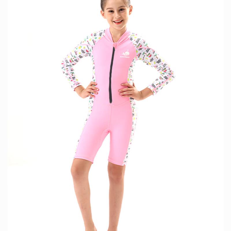 WEZHO Kids  Long Sleeve Sun Protection Wetsuit
