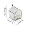 ABS Bird Feeder Prevent Scattering Bird Feeding Bowl Hanging Multifunction Bird Bath Parakeets Bathtub Bird Cage Accessories