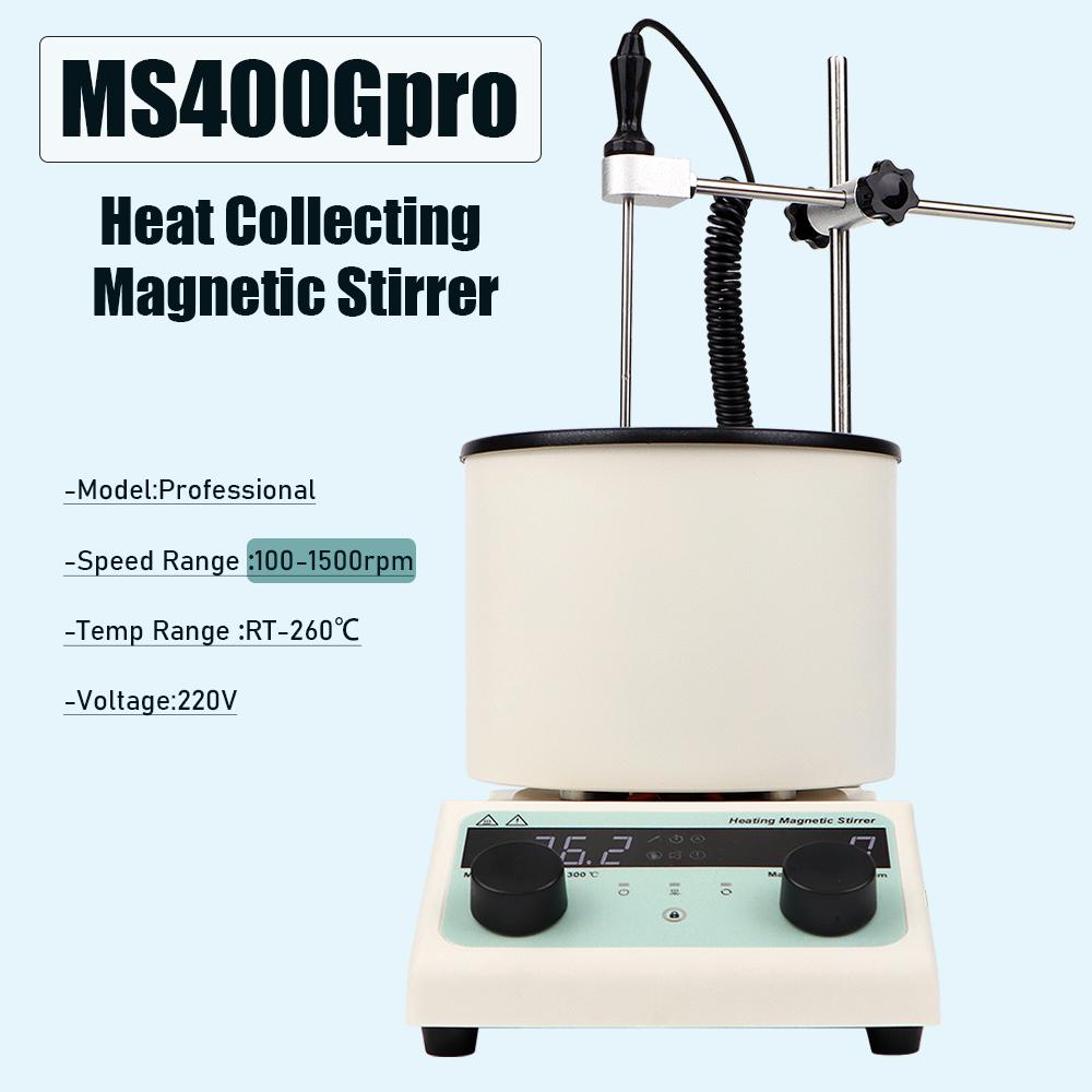 1L Constant Temperature Magnetic Stirrer Heating Stirring Pot Laboratory Digital Display Vortex Mixer Hot Plate 220v 1500RPM