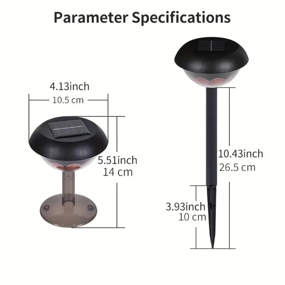 Solar Powered Solar-Powered Projection Light IP65 Waterproof LED Garden Lighting  Courtyards Dual-purpose