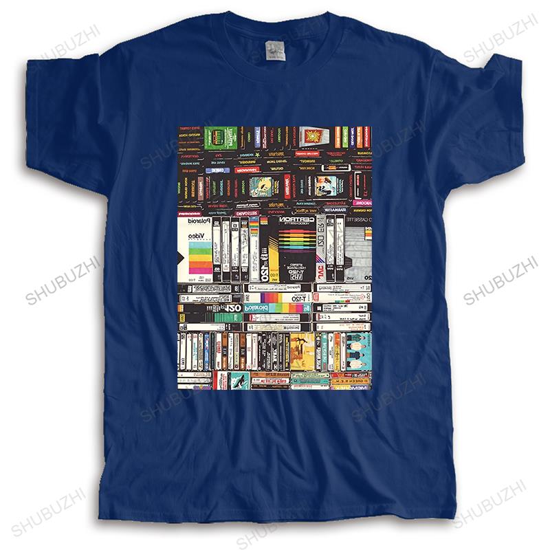 Male Black Tshirt Boardrippaz T Shirt Vhs 80er 80s Retro Cassette Tapes Kassette Commodore Games Cool Casual Pride