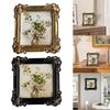 Vintage Picture Frame Picture Holder Retro Floral Design Decorative Home Decor Ornate for Living Room Hallway Bedroom Party Desk