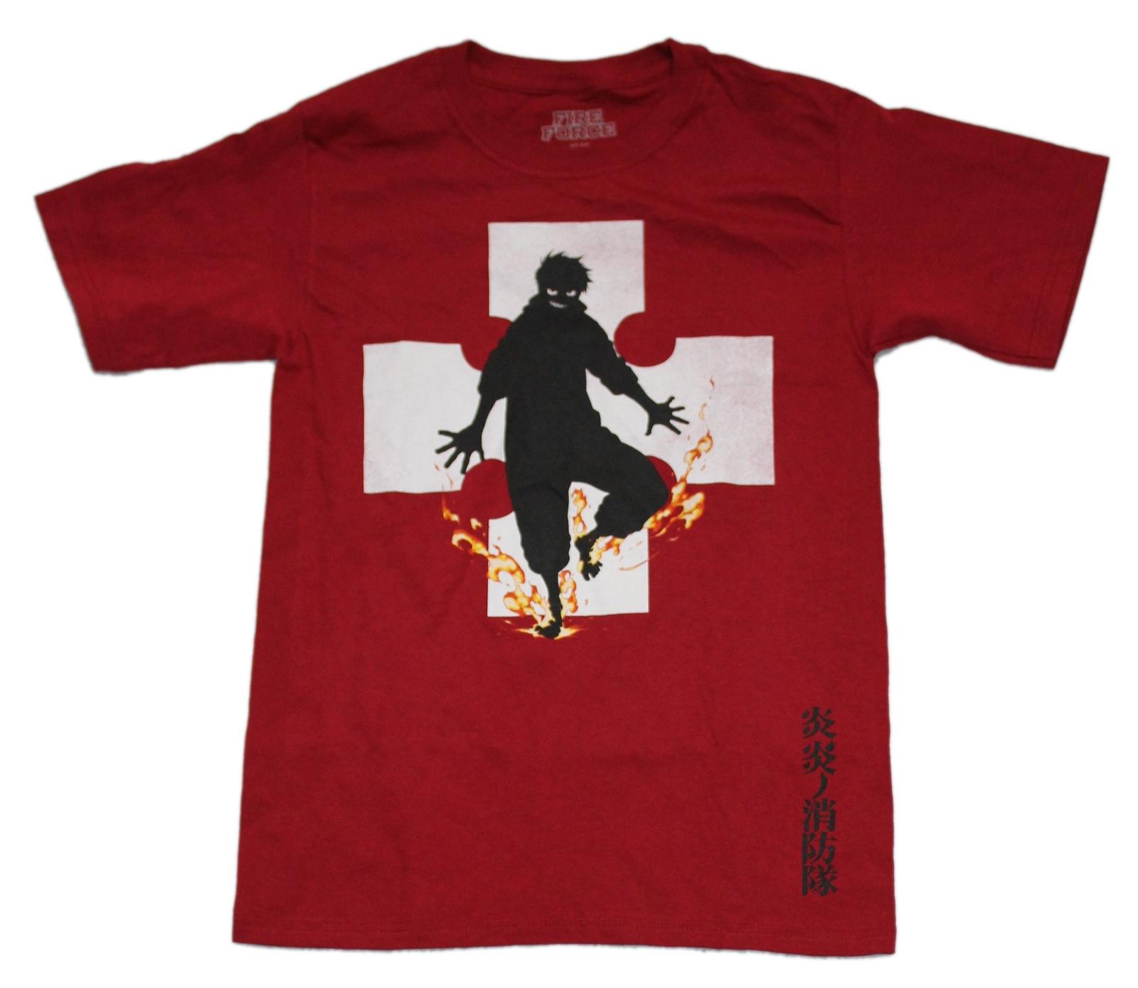 Fire Force New Adult T-shirt Shinra in Shadow M