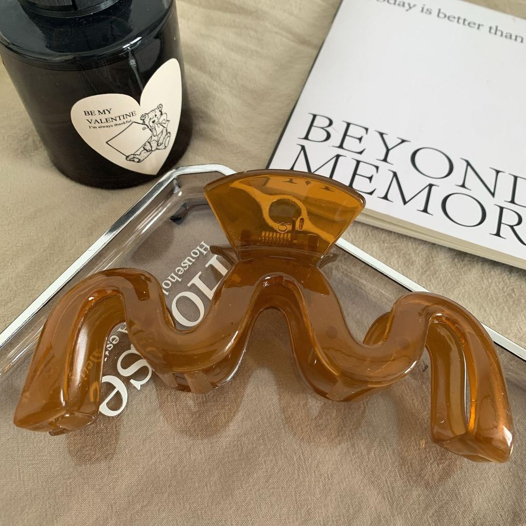 Fashion Hair Clips for Women Large 13cm Plastic Hair Claw Elegant Colorful Solid Color Girl Hair Accessories Hair Clip Claw Clip