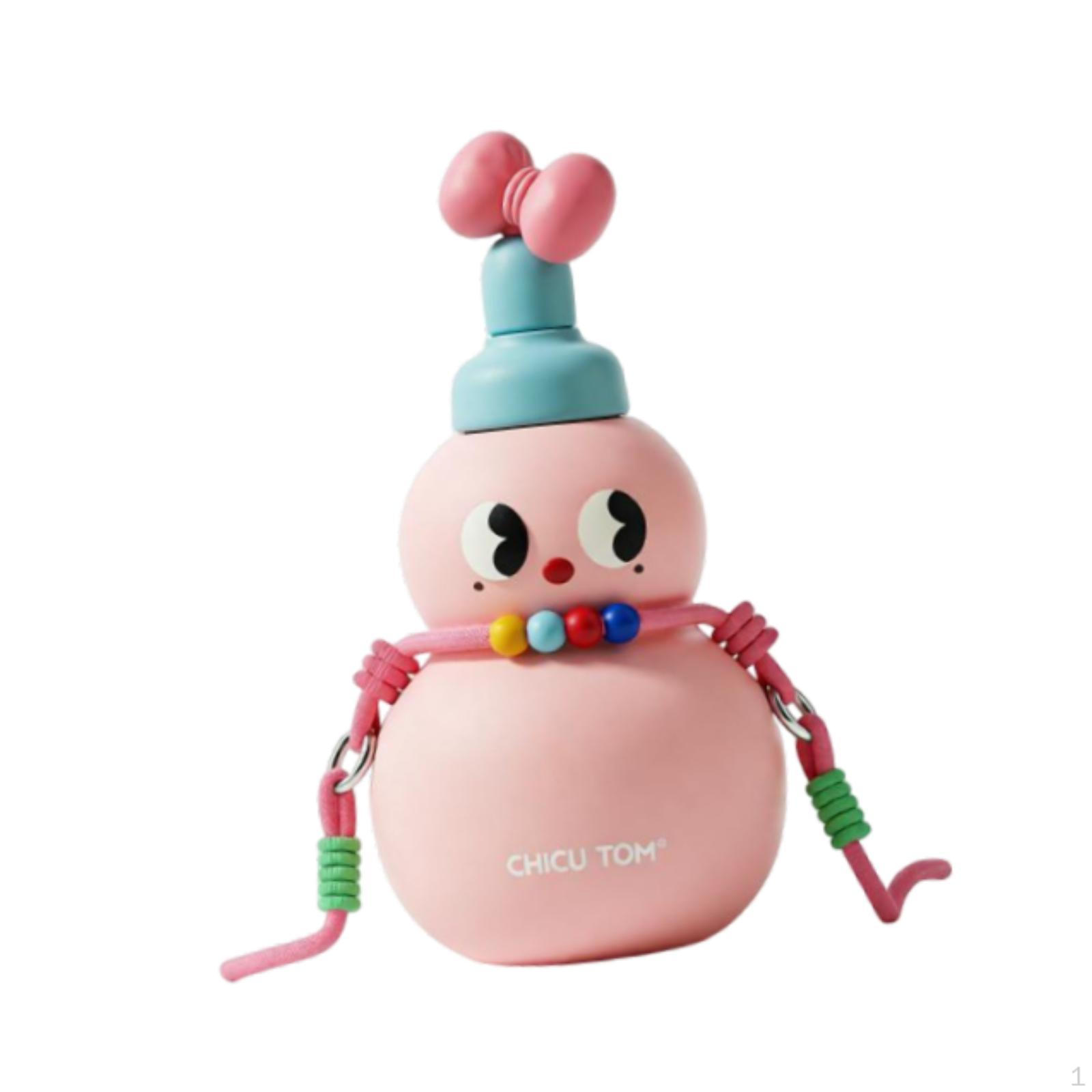 

Cute Cartoon Gourd Water Bottle for Cold Drinks Office Travel Home